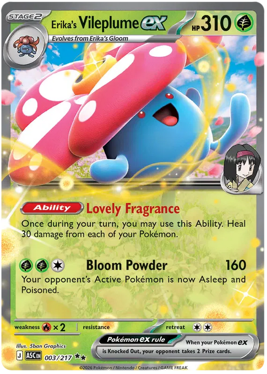 Erika's Vileplume ex (ASC 003)