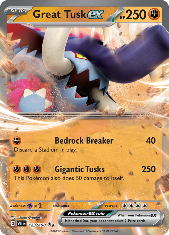 Great Tusk ex (SVI 123)