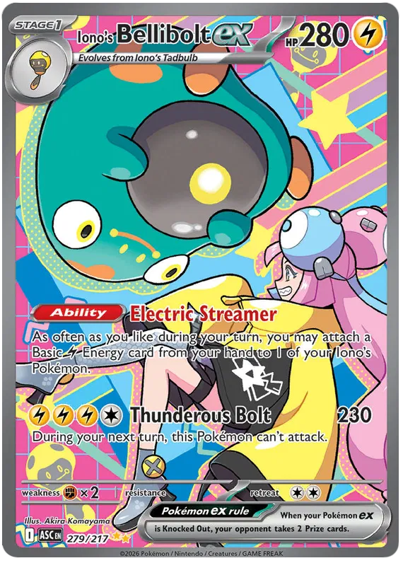 Iono's Bellibolt ex (ASC 279)
