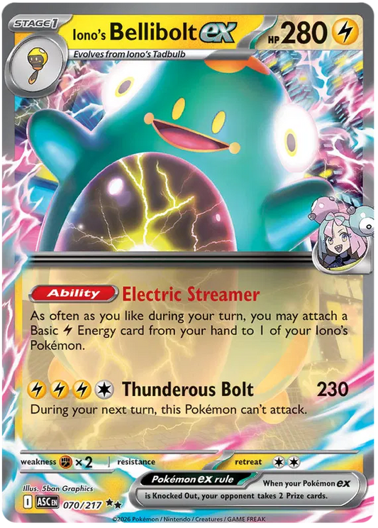 Iono's Bellibolt ex (ASC 070)