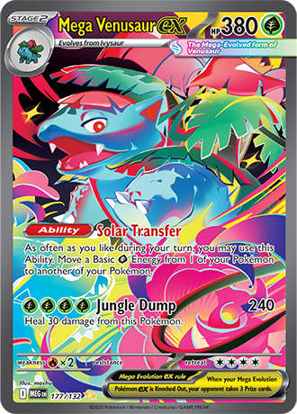 Mega Venusaur Ex (MEG 177)