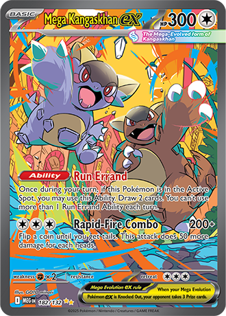 Mega Kangaskhan ex (MEG 182)