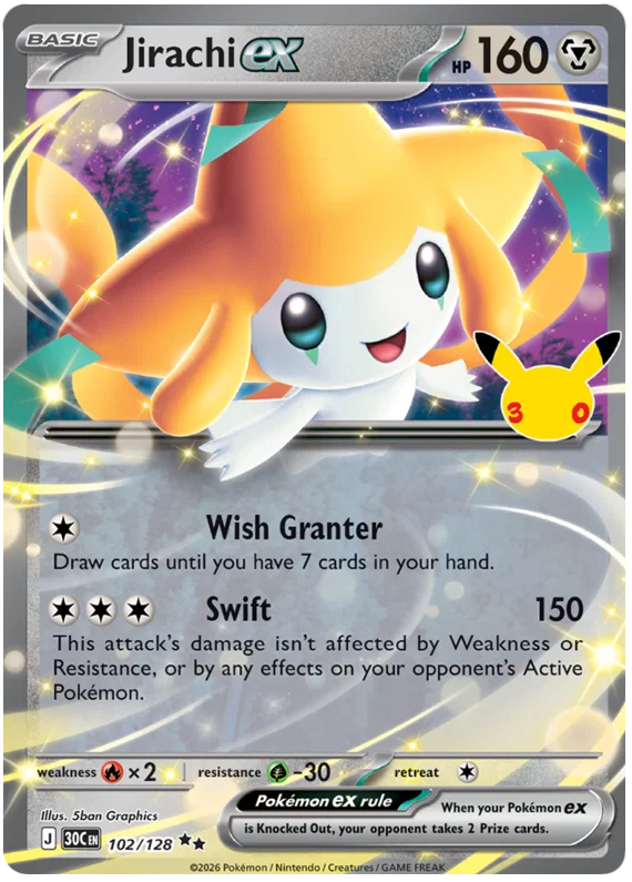 Jirachi ex (30C 102)