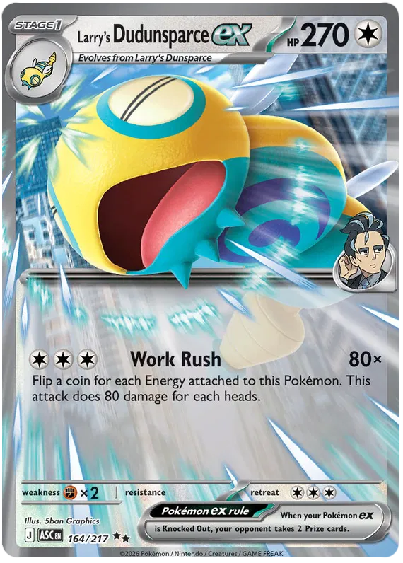 Larry's Dudunsparce ex (ASC 164)