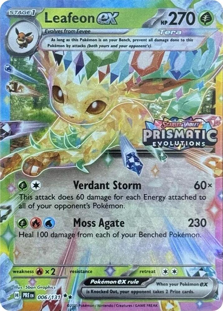 Leafeon Ex (xPRE 06)