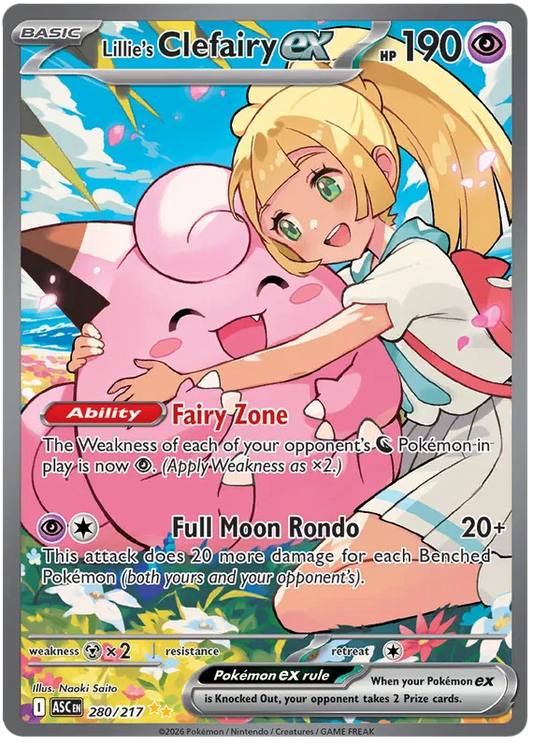 Lillie's Clefairy ex (ASC 280)