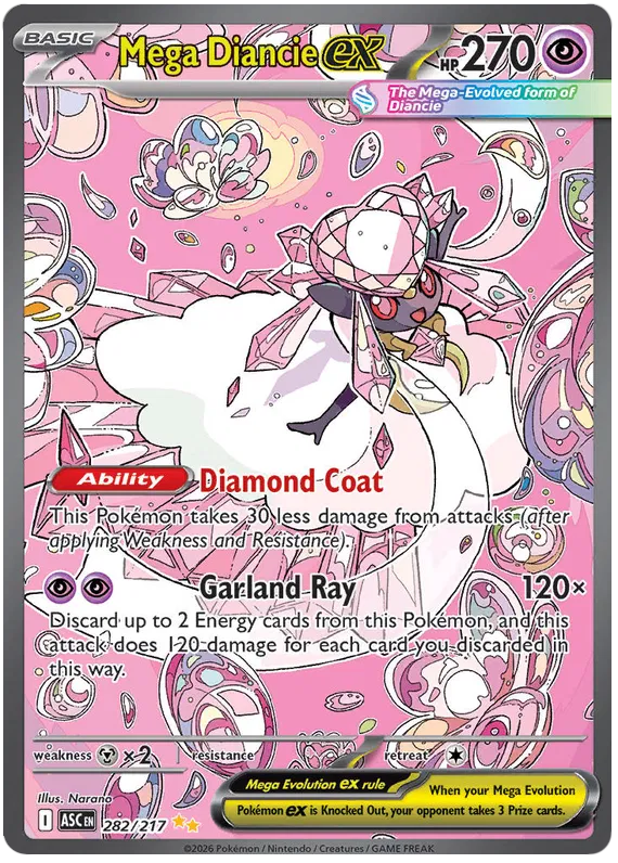 Mega Diancie ex (ASC 282)