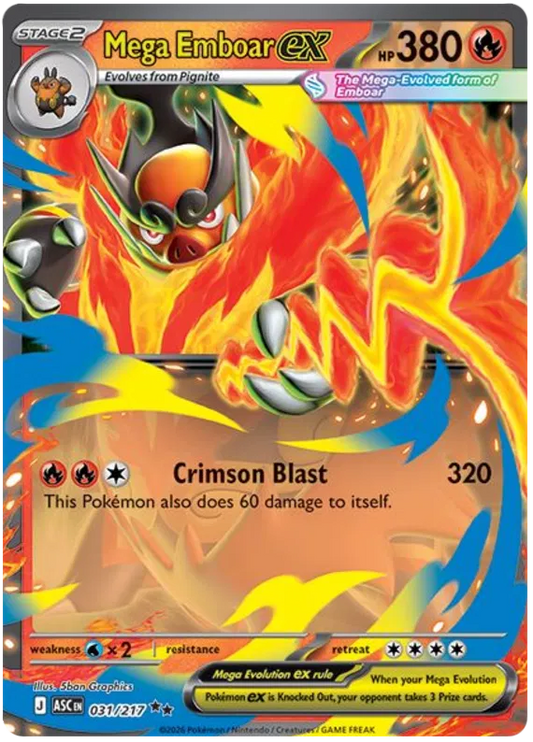 Mega Emboar ex (ASC 031)