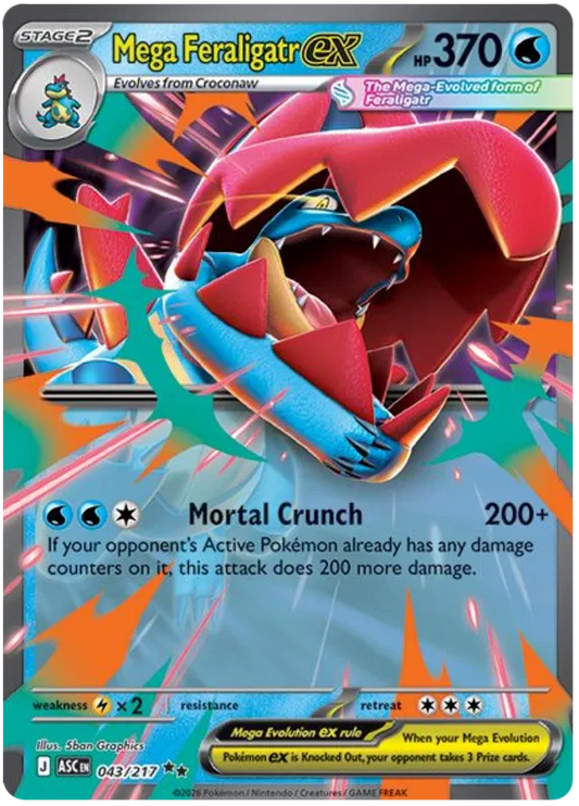 Mega Feraligatr ex (ASC 043)