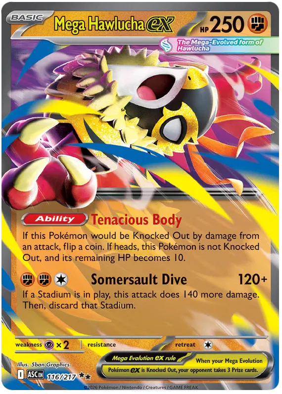 Mega Hawlucha ex (ASC 116)