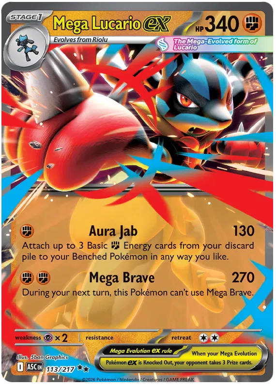 Mega Lucario ex (ASC 113)