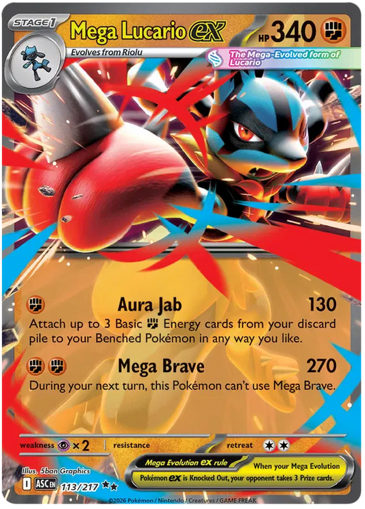 Mega Lucario ex (ASC 113)