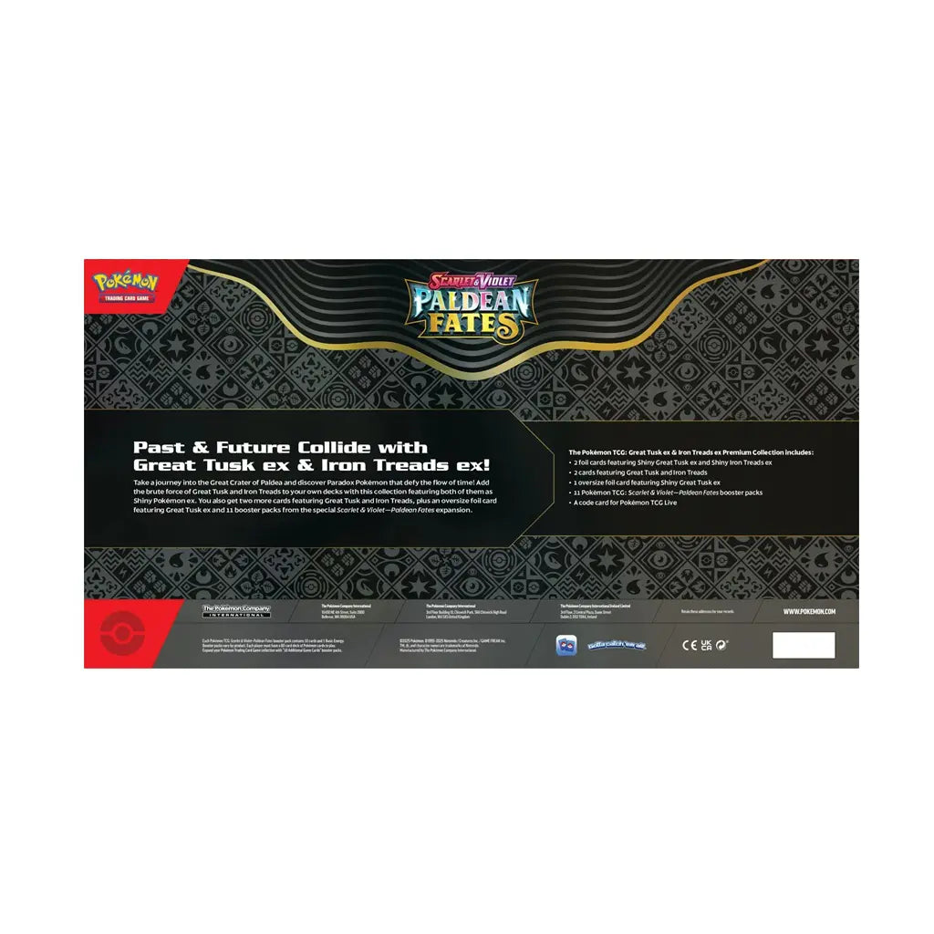 Paldean Fates Great Tusk & Iron Treads Box