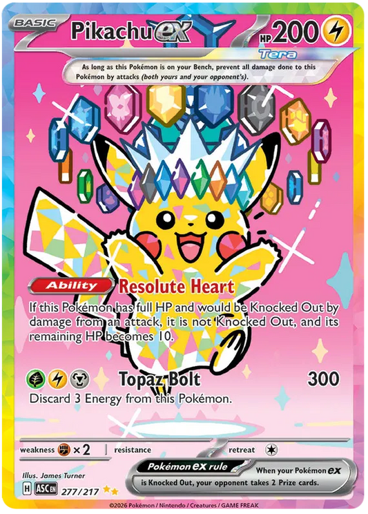 Pikachu ex (ASC 277)