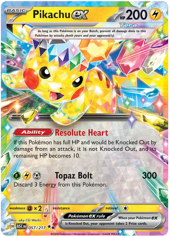 Pikachu ex (ASC 057)