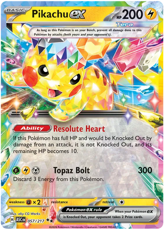 Pikachu ex (ASC 057)