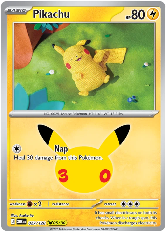 Pikachu (30C 027)