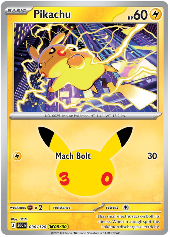 Pikachu (30C 030)