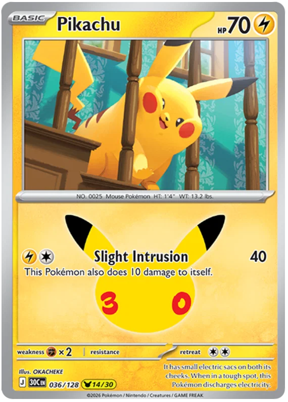 Pikachu (30C 036)