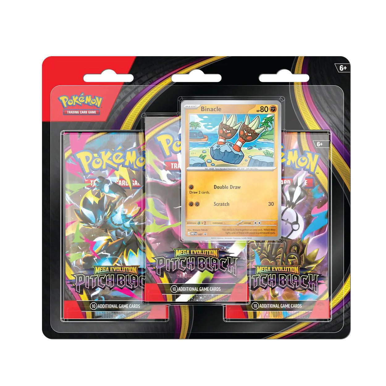 (Pre-order) Pitch Black 3 Pack Blister Binacle