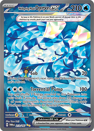 Wellspring Mask Ogerpon ex (TWM 213)