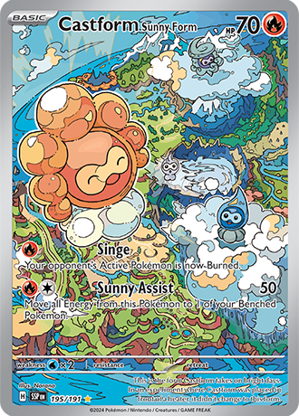 Castform Sunny Form (SSP 195)