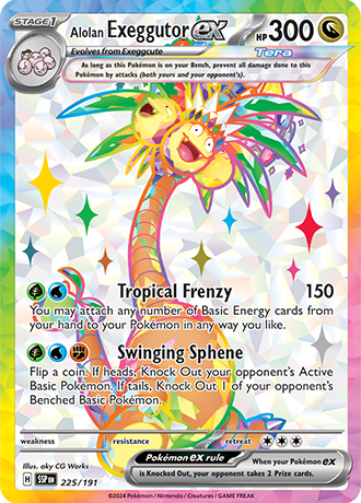 Alolan Exeggutor ex (SSP 225)