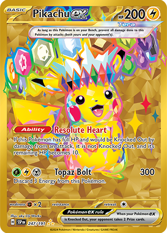 Pikachu ex (SSP 247)