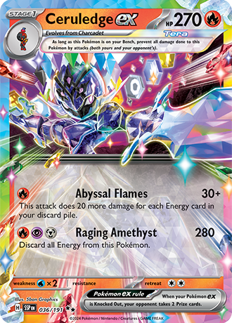Ceruledge ex (SSP 036)