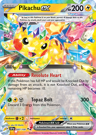 Pikachu ex (SSP 057)