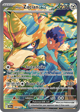 Hop's Zacian ex (JTG 186)