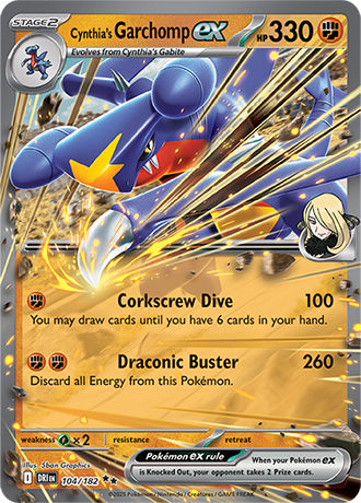 Cynthia's Garchomp ex (DRI 104)