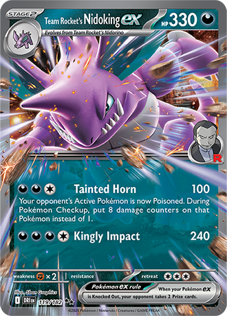 Team Rocket's Nidoking ex (DRI 119)