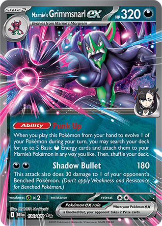 Marnie's Grimmsnarl ex (DRI 136)