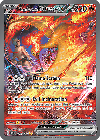 Team Rocket's Moltres ex (DRI 229)