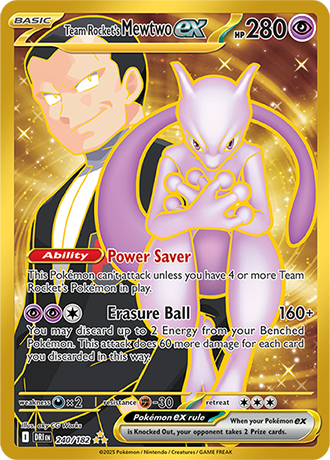 Team Rocket's Mewtwo ex (DRI 240)