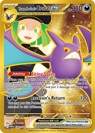 Team Rocket's Crobat ex (DRI 242)