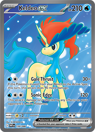 Keldeo ex (WHT 159)