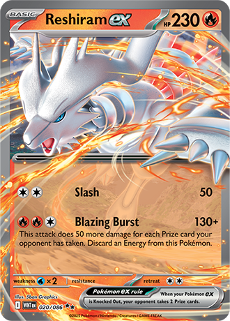 Reshiram ex (WHT 020)