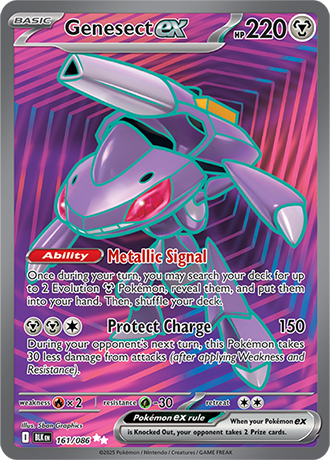 Genesect ex (BLK 161)