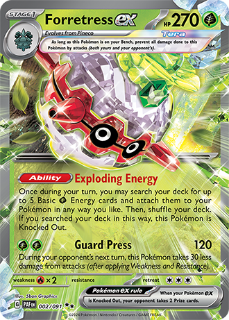Forretress ex (PAF 002)