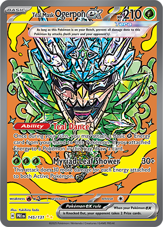 Teal Mask Ogerpon ex (PRE 145)