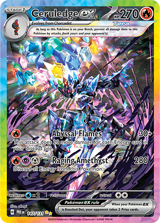 Ceruledge ex (PRE 147)