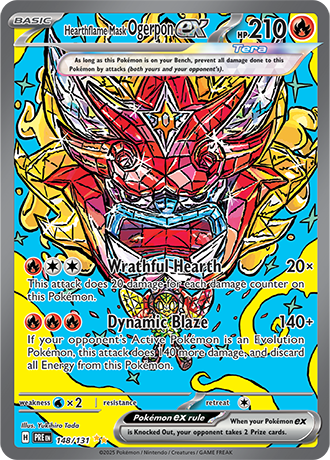 Hearthflame Mask Ogerpon ex (PRE 148)