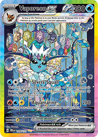 Vaporeon ex (PRE 149)