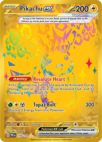 Pikachu ex (PRE 179)