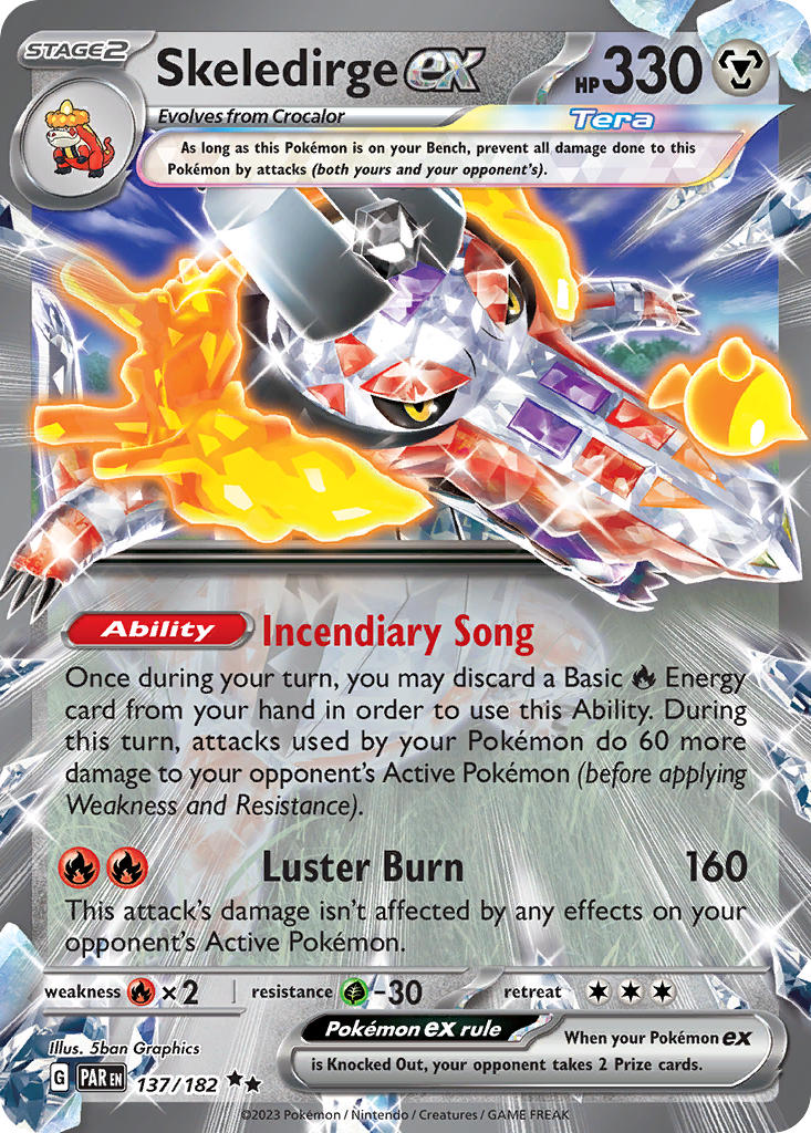 Skeledirge ex [Holo] (PAR 137)