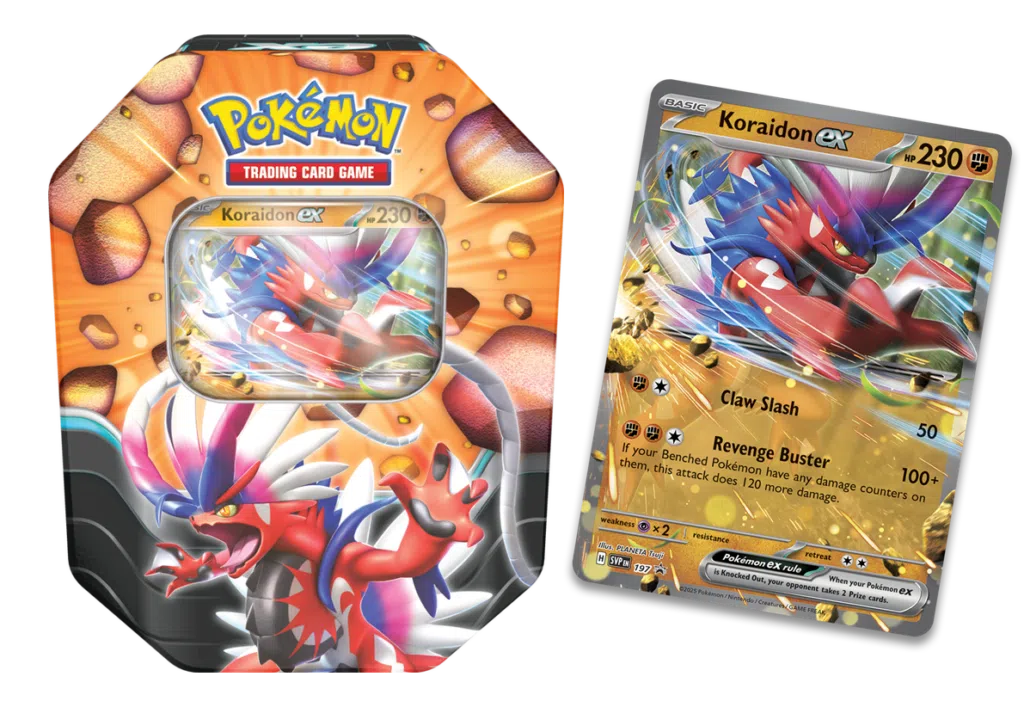Slashing Legends Tins: Koraidon ex Tin