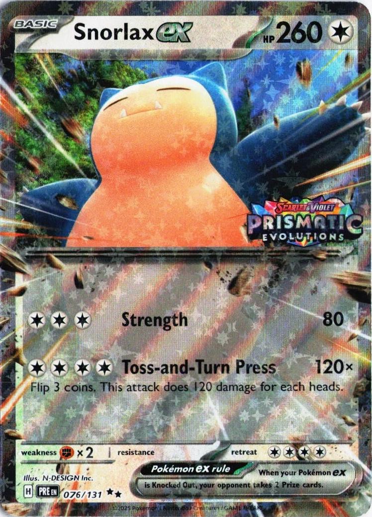 Snorlax Ex (xPRE 076)