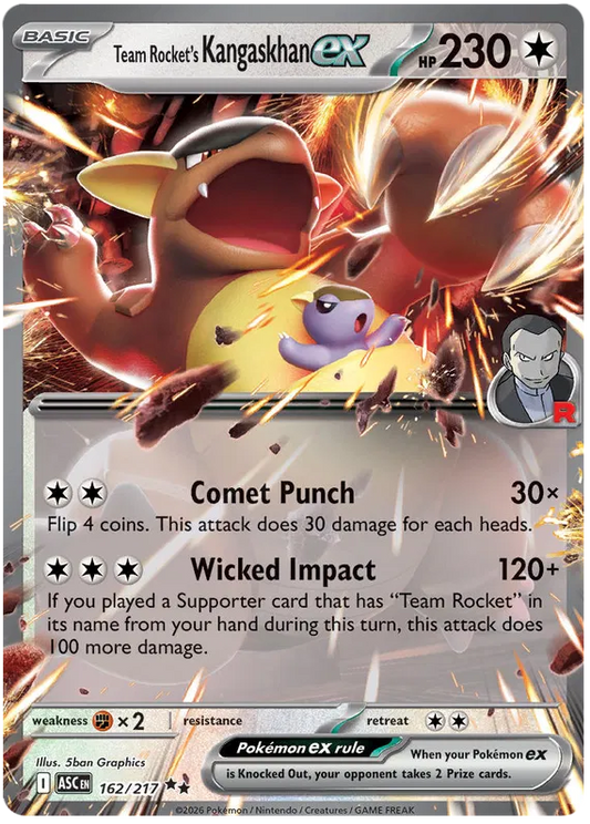 Team Rocket's Kangaskhan ex (ASC 162)